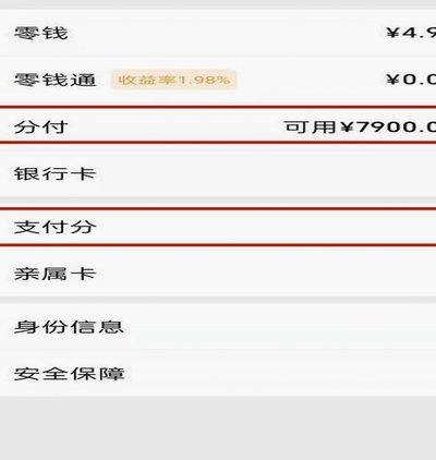 分付不能提现有什么用